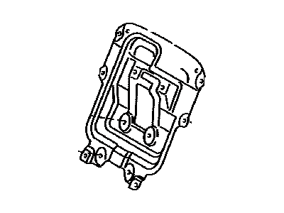 Lexus 589F6-50020 Bracket, Rear Seat Console Box