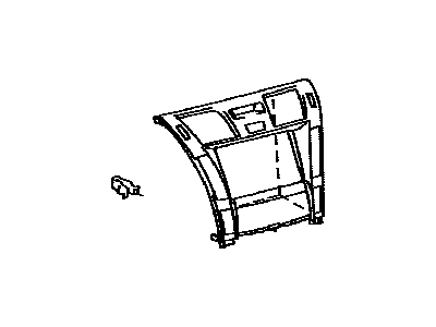 Lexus 55405-33180 Panel Sub-Assy, Instrument Cluster Finish, Center