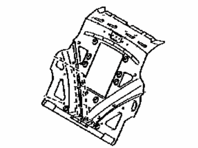 Lexus 64206-50071 Panel Sub-Assembly, Room