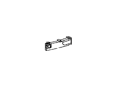 Lexus 52188-50040 Reinforcement, Rear Bumper Arm, LH