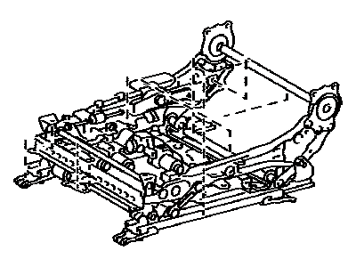 Lexus 72020-50091 Adjuster Assy, Front Seat, LH