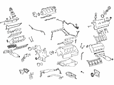 Lexus 04111-38111 Gasket Kit, Engine Overhaul