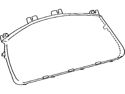 Lexus 83852-50720 Glass, Combination Meter