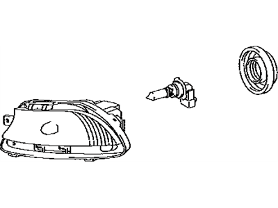 Lexus 81211-50120 Lamp Unit, Fog Lamp