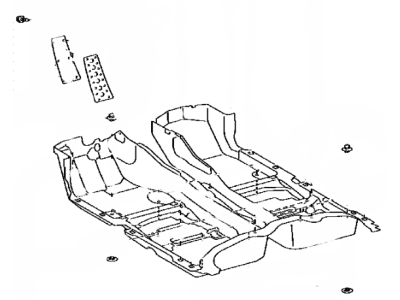 Lexus 58510-30K70-C0 Carpet Assembly, Floor