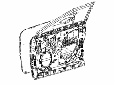 Lexus 67002-48170 Panel Sub-Assembly, Front Door Inside