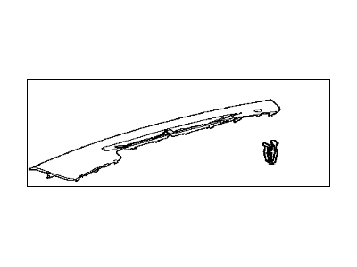 Lexus 55981-48070-C0 GARNISH, DEFROSTER Nozzle