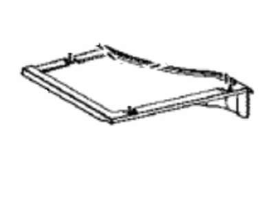 Lexus 64993-48120 Box, Deck Floor, Rear