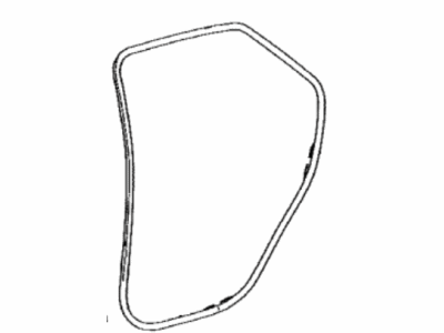 Lexus 62331-48080 WEATHERSTRIP, Rear Door