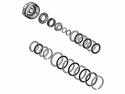 Lexus 34610-48021 Clutch Assembly, C-3 & C