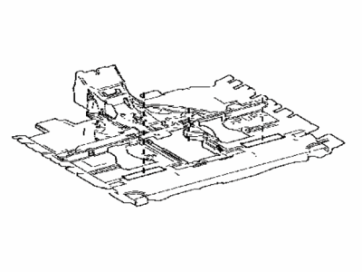 Lexus 58621-48010 Pad, Front Floor SILENC