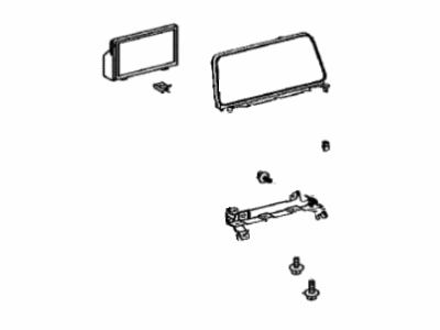 Lexus 86110-48560 Multi-Display Assy