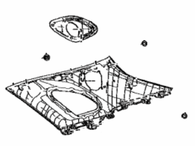 Lexus 62470-48131-B1 GARNISH Assembly, Roof Side