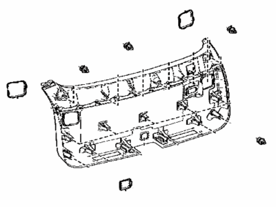 Lexus 64780-48090-C1 Panel Assembly, Back Door