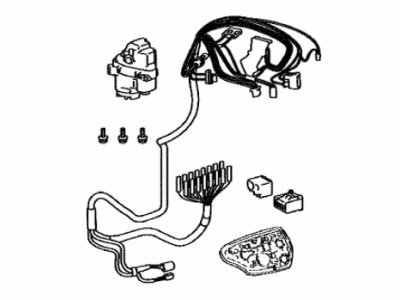 Lexus 87946-48743 RETRACTOR, Outer Mir