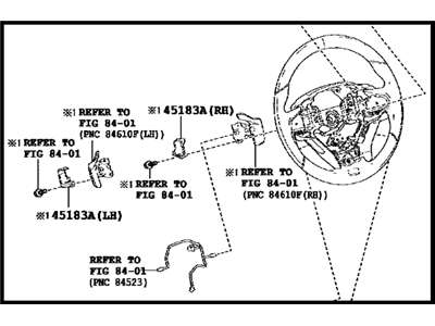 Lexus GS450h Steering Wheel - 45100-48630-C2