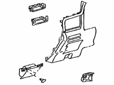 Lexus 55045-48180-E0 Panel Sub-Assy, Instrument