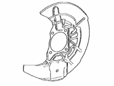 Lexus RX450h Backing Plate - 47781-48050