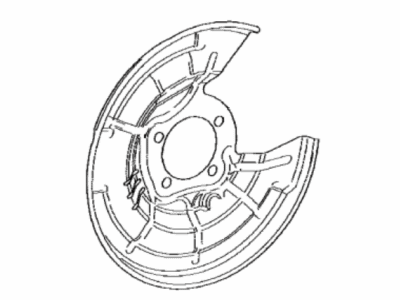 Lexus RX350L Backing Plate - 47881-48010