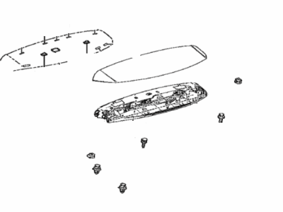 Lexus 76085-48905-A1 Spoiler Sub-Assy, Rear