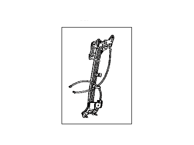 2008 Lexus SC430 Window Regulator - 69802-24050