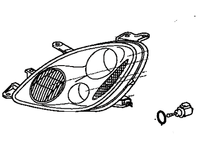 Lexus 81170-24130 Headlamp Unit Assembly, Left