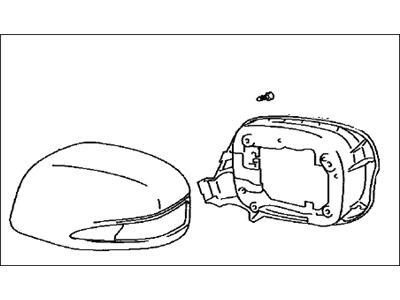 Lexus 8794A-30B10-C0 Cover, Outer Mirror, LH No.2