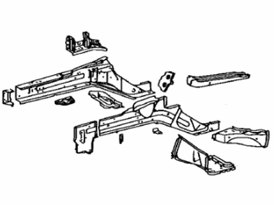 Lexus 57102-24070 Member Sub-Assy, Front Side, LH