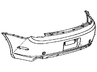 Lexus 52159-24908 Rear Bumper Cover