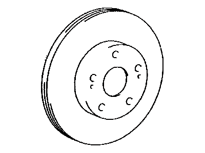 Lexus 43512-30180 Disc, Front