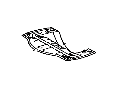 Lexus 58311-48905 Pan, Rear Floor