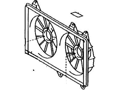 Lexus 16711-50160 Shroud, Fan