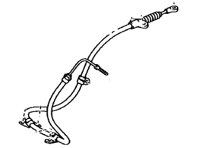 2008 Lexus SC430 Parking Brake Cable - 46410-24080