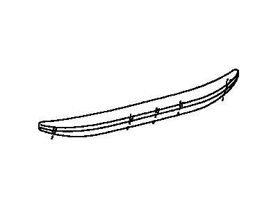 Lexus 76085-24070-D3 Spoiler Sub-Assy, Rear