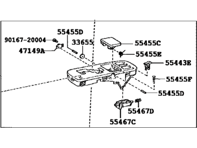 Lexus SC430 Shift Indicator - 35978-24020