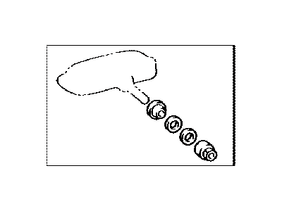Lexus 04423-24010 Fitting Kit, Tire Pressure Monitor Or Balancer Valve