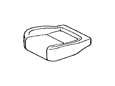 Lexus 71071-24450-C0 Front Seat Cushion Cover, Right (For Separate Type)