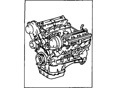 Lexus 19000-50A20 Engine Assy, Partial