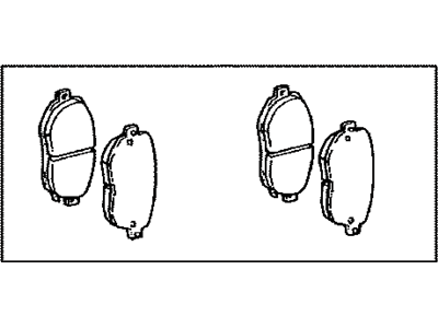 Lexus 04465-22311 Front Disc Brake Pad Kit