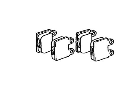 Lexus 04466-30170 Rear Disc Brake Pad Kit