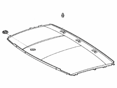 Lexus 63360-24020 Headlining Assy, Sun Roof Or Removable Roof