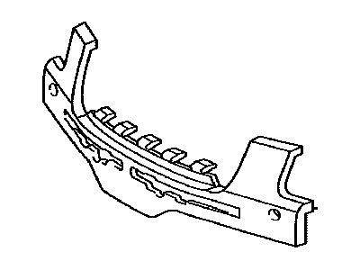 Lexus 52611-24070 Absorber, Front Bumper Energy