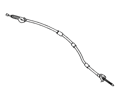 2007 Lexus SC430 Parking Brake Cable - 46430-24090