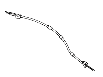 2010 Lexus SC430 Parking Brake Cable - 46430-24090