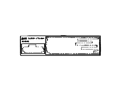 Lexus 47997-30010 Label, Accumulator Caution, NO.1