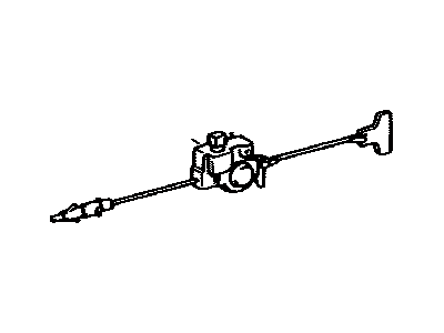 Lexus 77030-24030 Cable Sub-Assy, Fuel Lid Lock Control