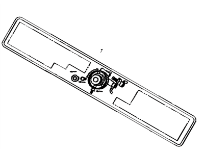 Lexus 11297-50010 Label, Engine Service Information, NO.2