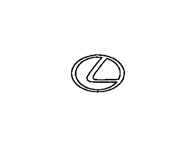 Lexus 90975-02028 Radiator Grille Emblem (Or Front Panel)