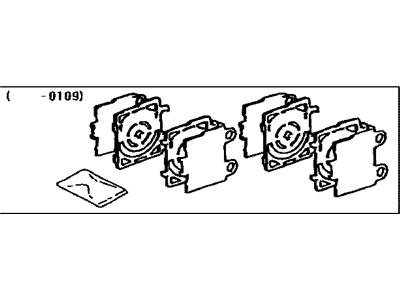 Lexus 04946-30071 Shim Kit, Anti Squeal(For Rear Disc Brake)