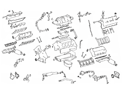 Lexus 04111-38262 Gasket Kit, Engine Overhaul